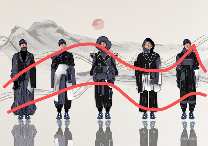 服装设计。款式图 效果图 灵感版 作品集....