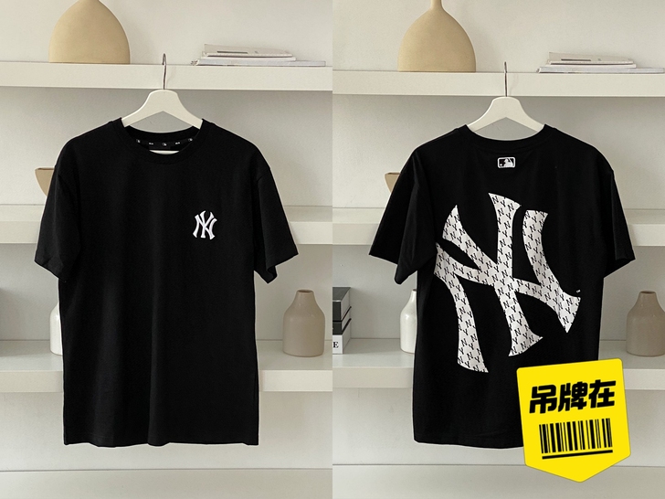 MLB最新款短袖 松版型 ，纯棉面料、穿上...