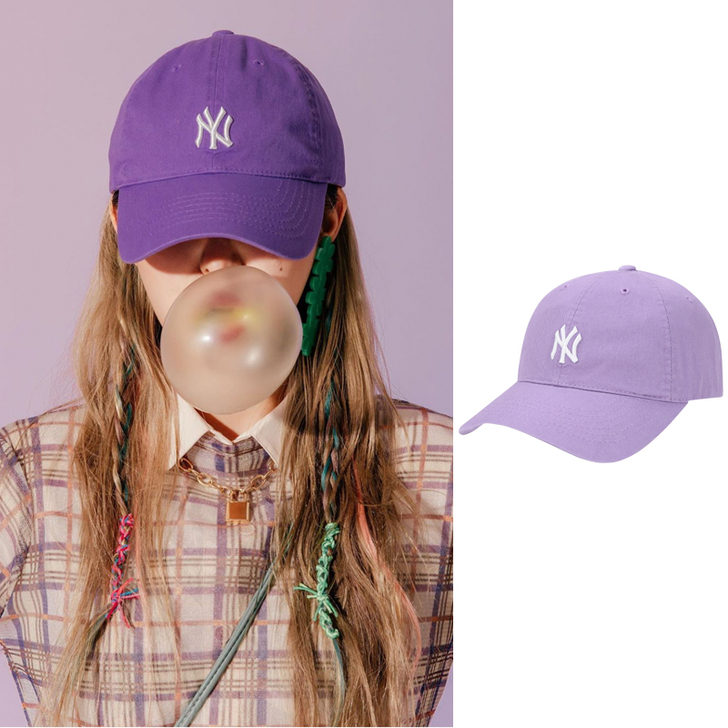 韩国MLB专柜正品 经典NY小标刺绣男女百...