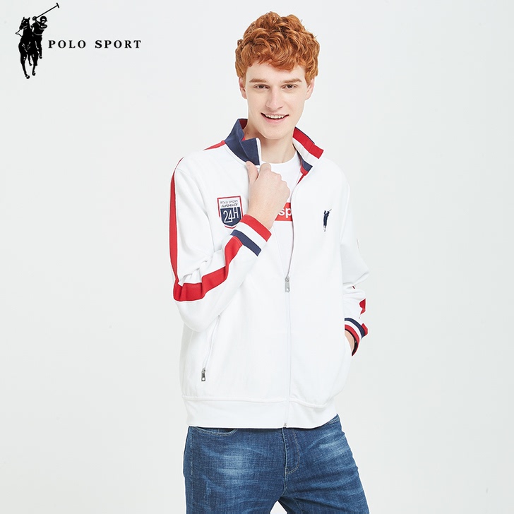 polo卫衣男士2019新款春款宽松拉链休...