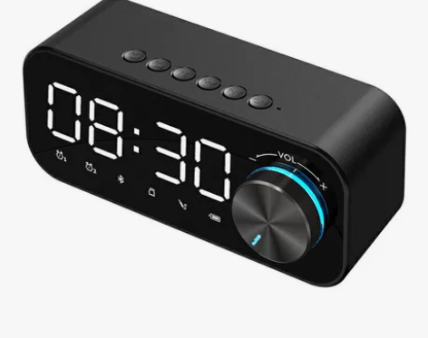 【618狂欢价】蓝牙音箱闹钟无线电脑迷你大...