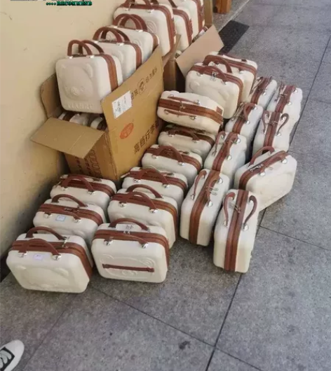全新14寸3D立体小熊行李箱密码锁行李箱现...
