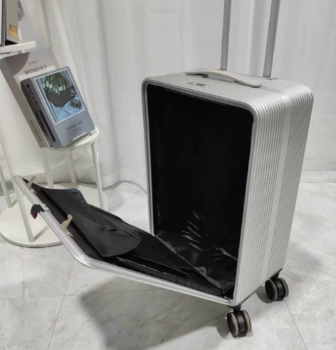 100分侧开全新全铝登机箱20寸 镁铝合金...