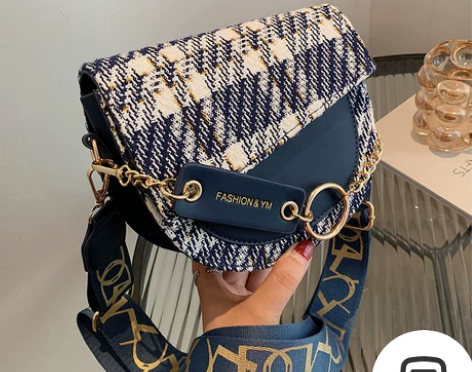 小众超火小包包女百搭2022新款潮宽肩带单...