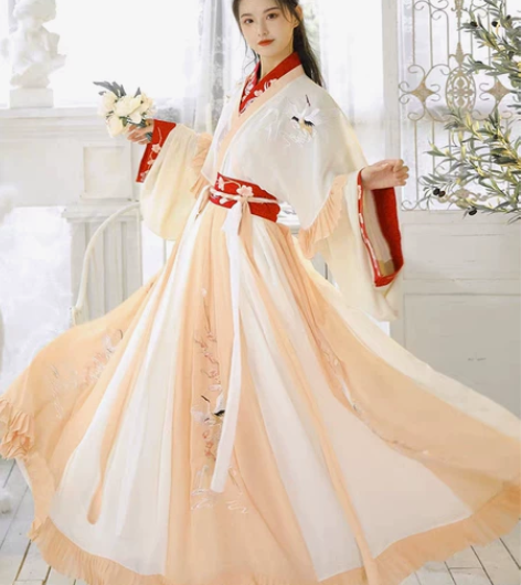 言然云树鸣原创汉服女正品中国风晋制齐腰交领...