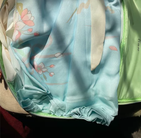 兰若庭汉服海棠全套，仅试穿 感兴趣的话点“...