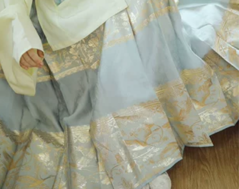 兰若庭汉服 望水云鹤 织金纱 明制马面 m...