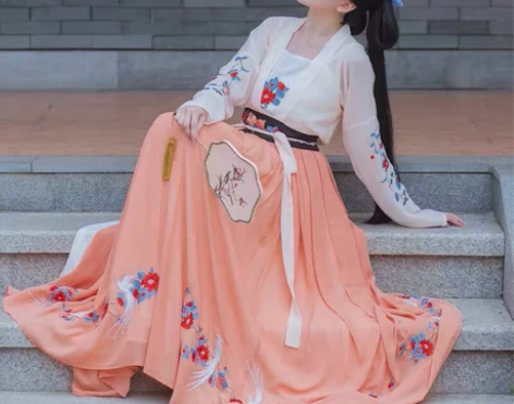 【夏沉香】汉衣晟道对襟齐腰襦裙汉服 颜色分...