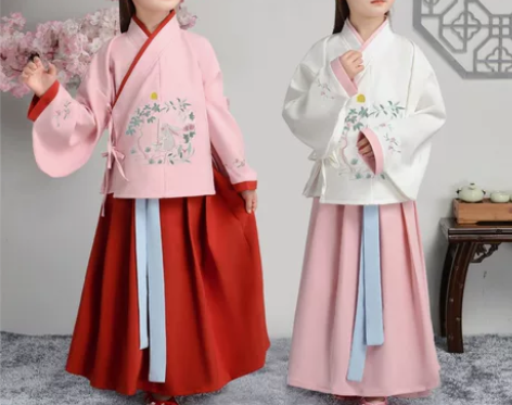 儿童汉服女童2022秋冬季中国风古装超仙表...
