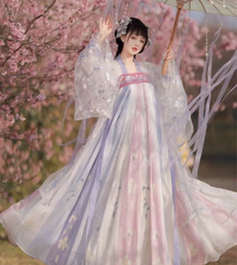 茗月萱汉服 上衣+6米下裙 试穿 有...