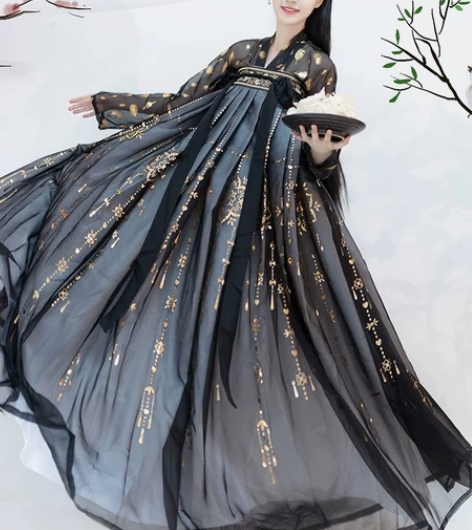 齐胸襦裙 艺缕金翎原创正品汉服女对襟齐胸襦...