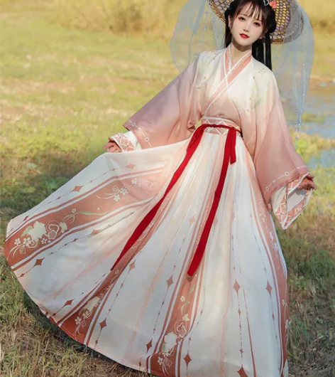 汉服女正品原创春季中国风晋制交领齐腰襦裙魏...