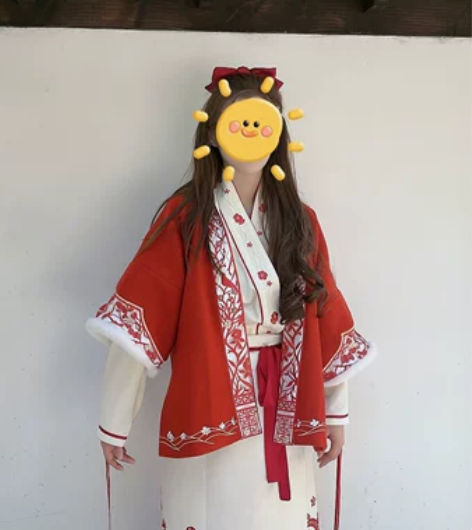 七月夕汉服,穿过一次,包邮出 S码,我16...