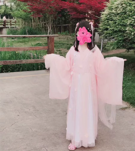 儿童汉服童装汉服杨紫锦觅同款古装连衣裙唐装...