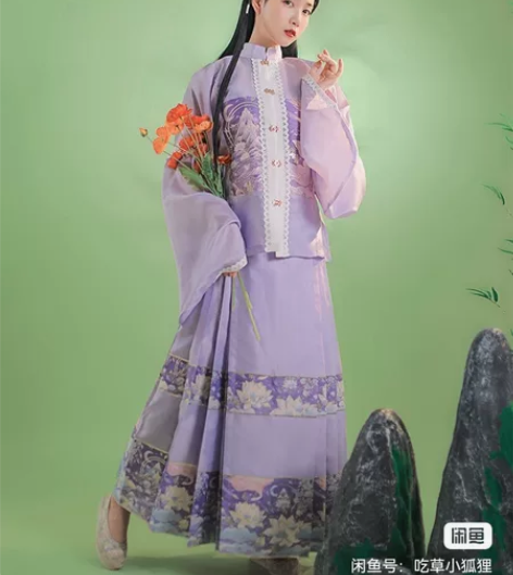 耀春原创汉服明制立领对襟织金妆花双面补服，...