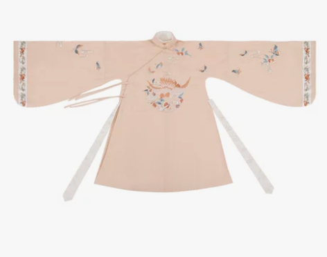 汉尚华莲绝版海棠春原创汉服女秋冬明制袄裙刺...