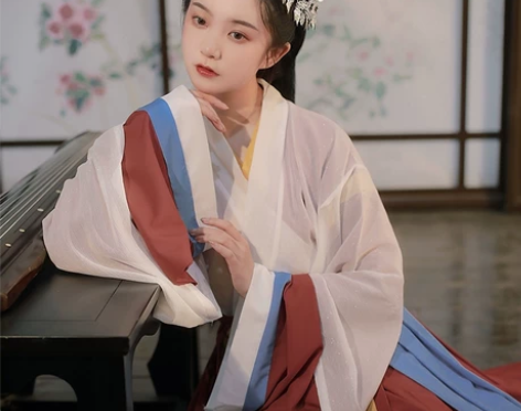 宿问汉服女正品原创晋制交领齐腰襦裙中国风日...