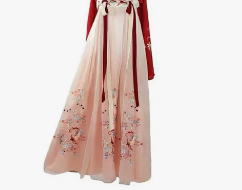 齐胸襦裙锦鲤汉服 汉服小白的时候入的第一件...