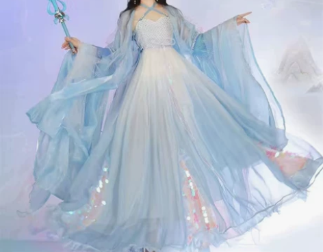 汉旭龙女泪原创汉服女，280元买的，xs码...