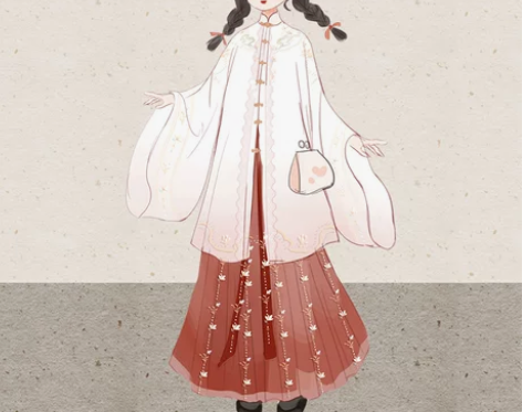 退坑出，仙楚姬原创汉服女【玉兰】明制立领对...