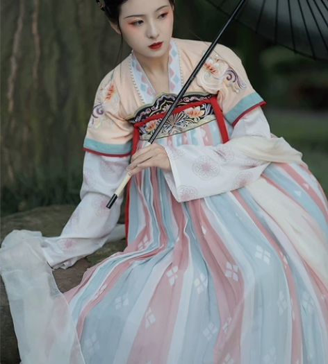 仙楚姬 浮笙 M码 仅试穿 上襦+半袖+襦裙