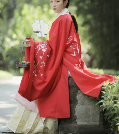南雅集  原创刺绣明制 中国风秋冬汉服 女...