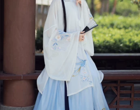 ?千韵岗汉服女明制立领中国风长袄夏季仙气薄...