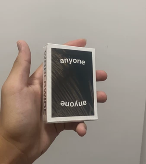 anyone花切收藏扑克牌 全新黑OGlo...