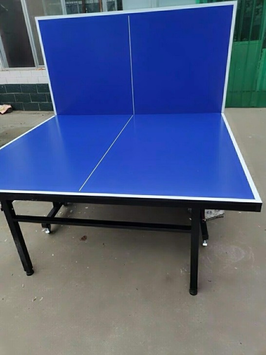搬迁处理全新乒乓球桌子带轮可折叠可移动品乒...