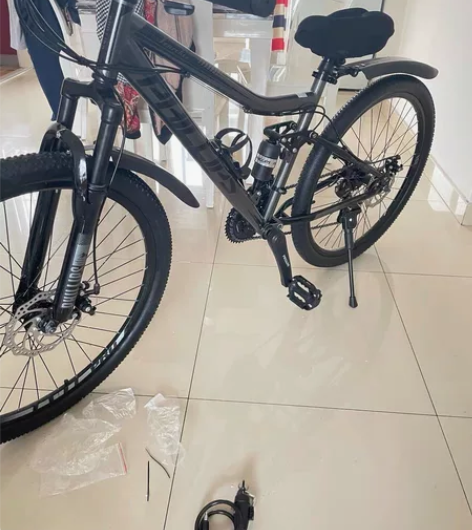 菲利普软尾山地车自行车双减震变速男女成人学...