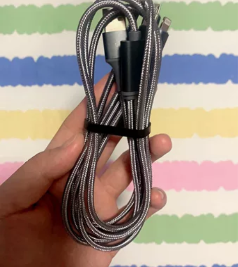 罗马仕三合一数据线手机快充线通用充电线苹果...