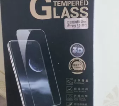 摩可苹果iphoneXS黑色3D全屏钢化膜...