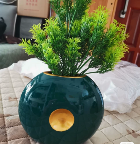 轻奢简约插干花花瓶客厅插花创意摆件家居装饰...