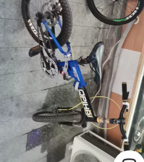 儿童折叠自行车18寸碟刹，孩子长大了骑不了...