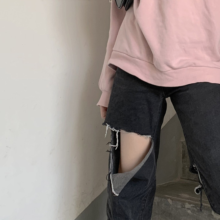 牛仔裤转手原因自己穿太大了