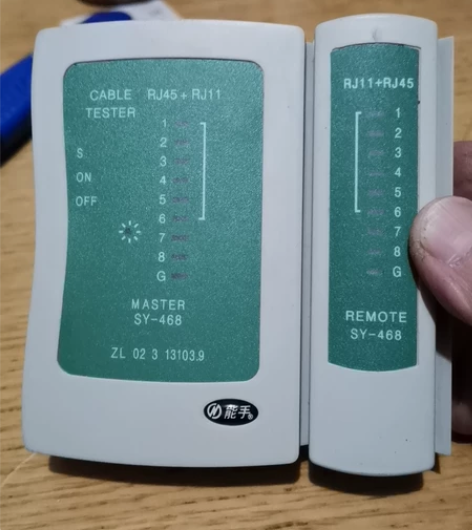 网线测试仪网络通断检测器线序检查仪rj45...