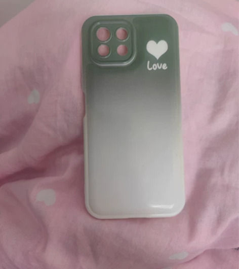 小米11青春版气垫手机壳(love渐变绿)...