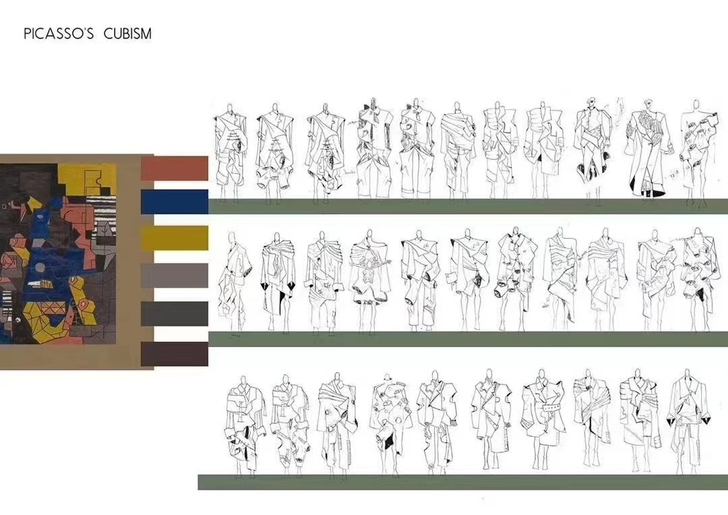 国外作品集服装灵感图