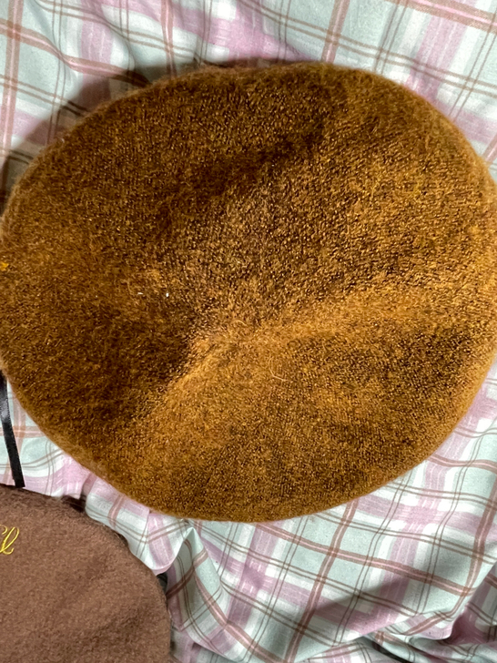 一顶普通的棕色贝雷帽还是啥的吧##amp；...