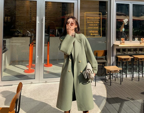 现货秒杀福利！小宜定制城市猎人双面呢子大衣...