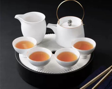 老夫子陶瓷整套便携旅行功夫茶具户外收纳茶壶...