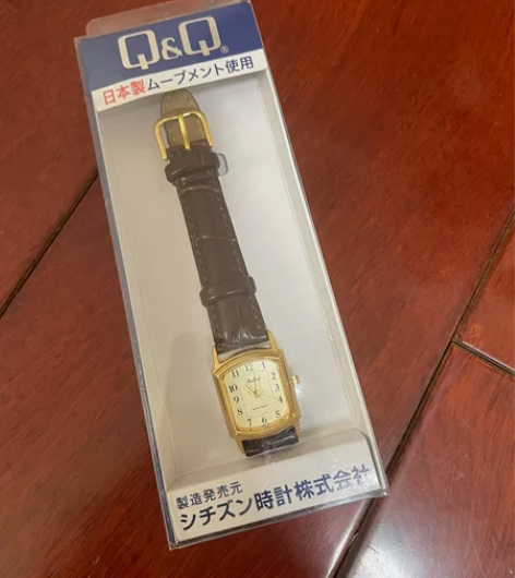 西铁城QQ皮带小方表手表复古 全新带包装 ...