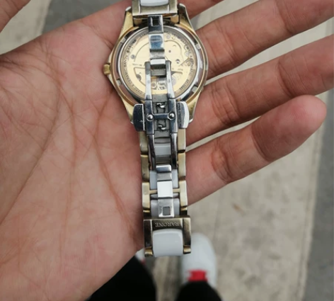 rarone雷诺女士手表正品机械表全自动防...
