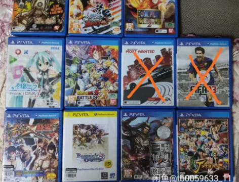 个人PSV珍藏游卡带，全部中文或英文版，由...