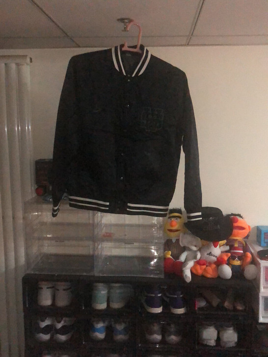 耐克 经典黑白棒球棉服 XL 码数