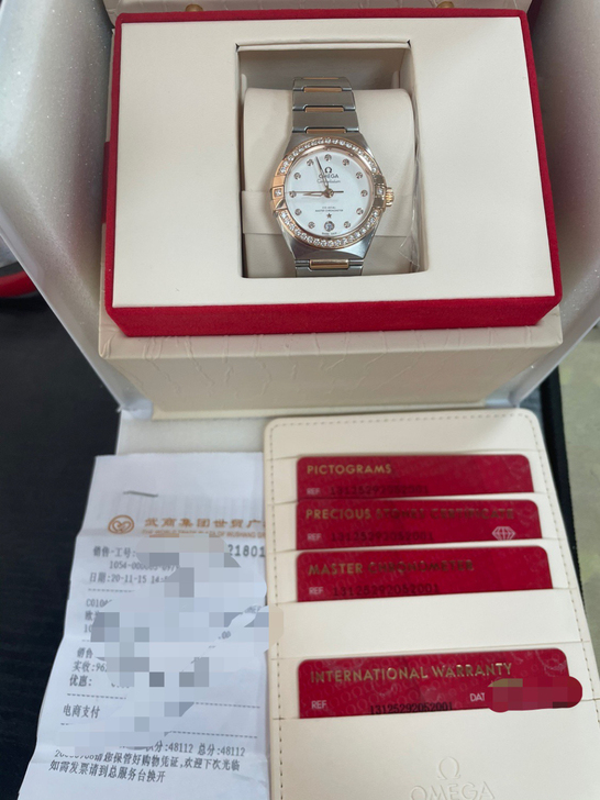 欧米茄星座自动机械女表 型号131.25....