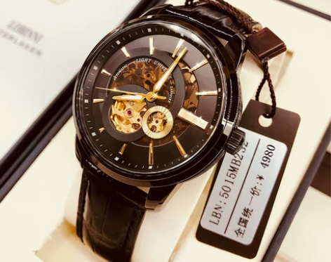 罗宾尼全自动机械手表男2022潮名牌新款腕...