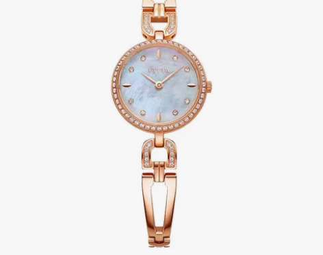 飞亚达玫瑰金女表864007PFPD，玲珑...