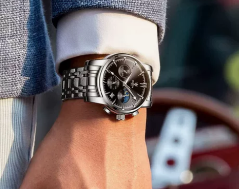 全自动石英手表钢带送礼礼盒礼袋原封，自己入...