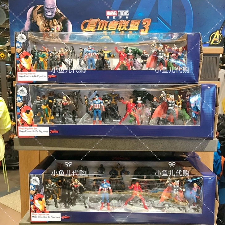 正品上海迪士尼乐园复仇者联盟漫威英雄大组合...